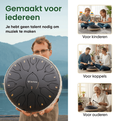 Zentone Tongue Drum - Blauw - Zentone