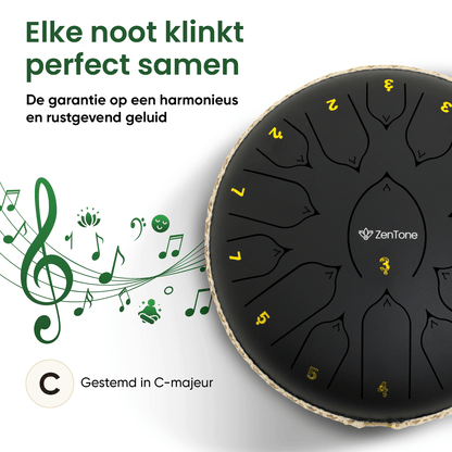 Zentone Tongue Drum - Wit - Zentone