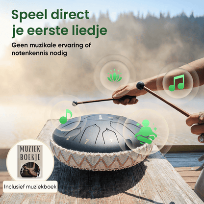 Zentone Tongue Drum - Wit - Zentone