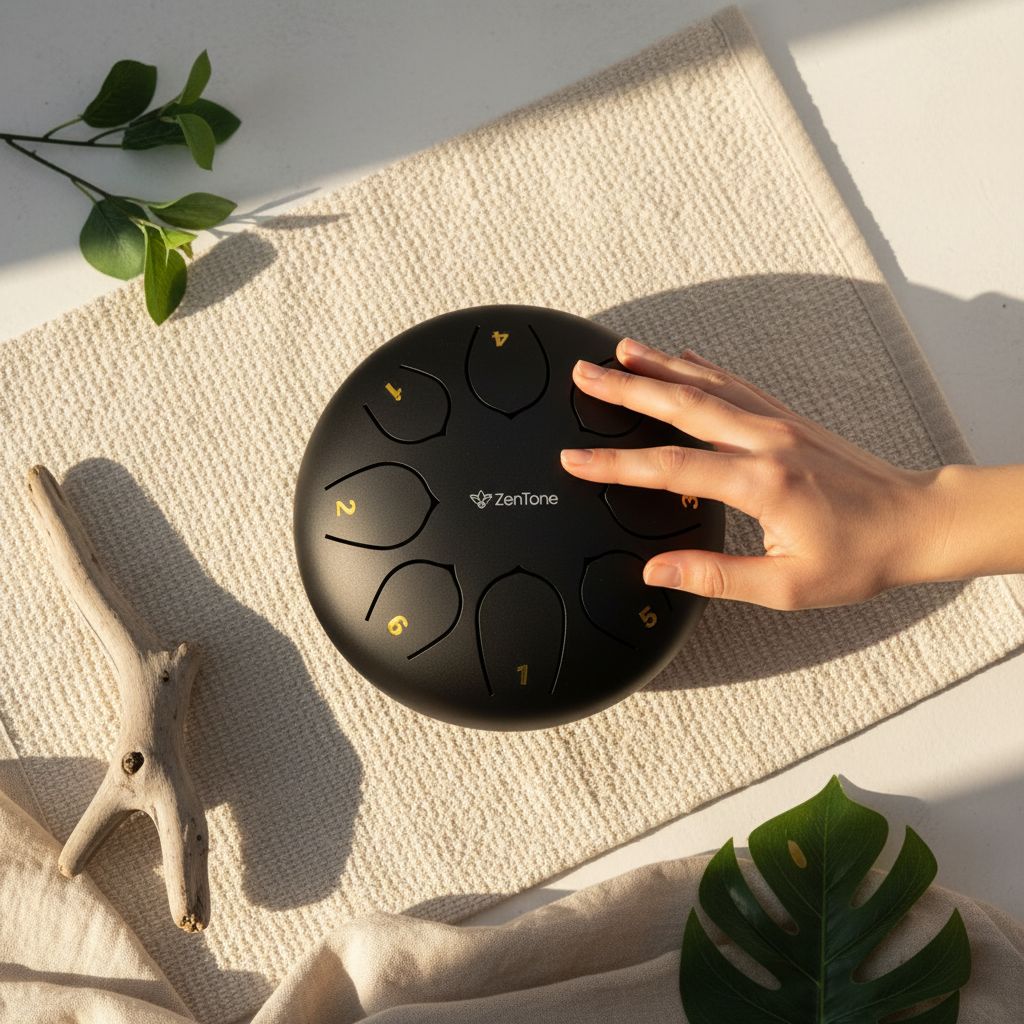 Zentone Tongue Drum - Zwart - Zentone